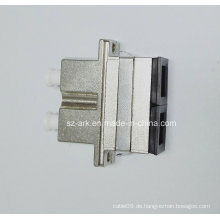 Sc-LC Duplex-Hybrid-Metall-LWL-Adapter